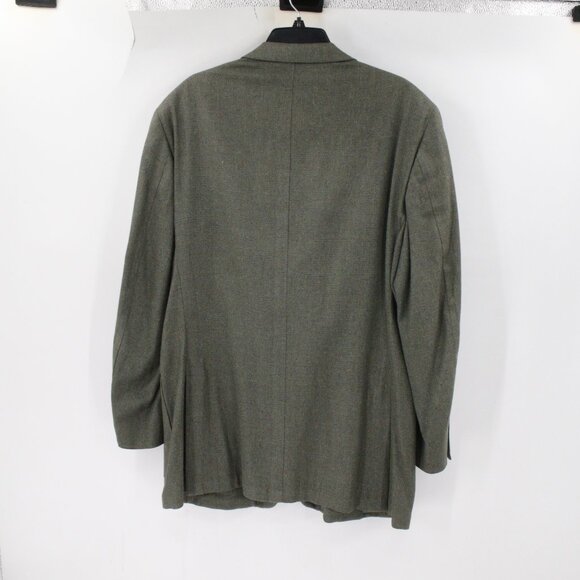 VTG Paul Stuart Sport Coat Mens 44 Medium long Silk Hopsack deconstructed patch - Picture 4 of 16